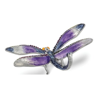 Pewter Dragonfly Ring Holder & Necklace Set – view 4