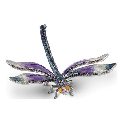 Pewter Dragonfly Ring Holder & Necklace Set – view 5