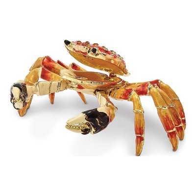 Crab Trinket Box with 18" Necklace – view 2