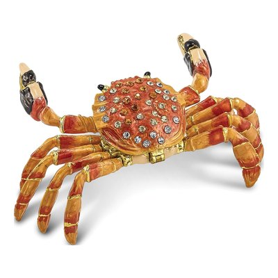 Crab Trinket Box with 18" Necklace – view 3