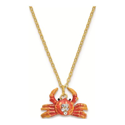 Crab Trinket Box with 18" Necklace – view 4