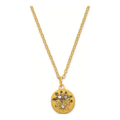 FLORIAN Butterfly Trinket Box & 18" Necklace Set – view 3