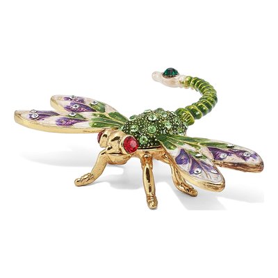 Dragonfly Trinket Box & 18" Necklace