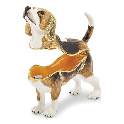 Beagle Trinket Box & 18-In Necklace – view 2