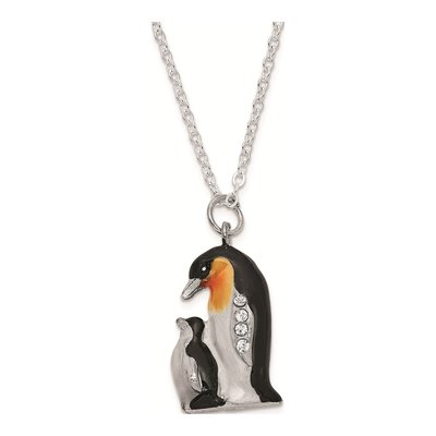 Emperor Penguin Trinket Box with 18in Necklace – view 3
