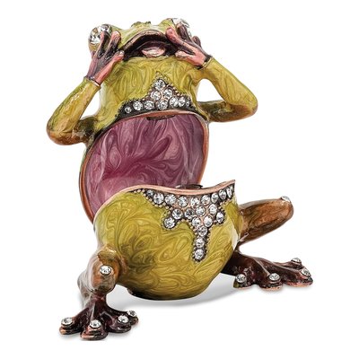 Frog Trinket Box with 18" Necklace – view 2