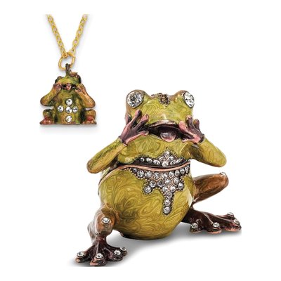 Frog Trinket Box with 18" Necklace – view 4