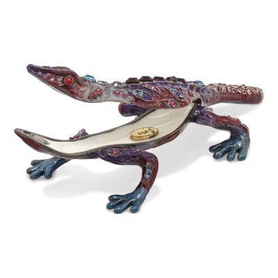 Prince of Jewels Gecko Trinket Box & Necklace Set – view 2