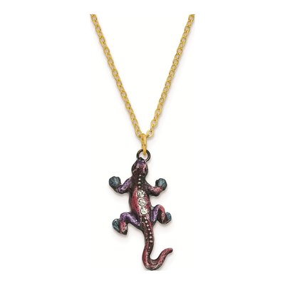 Prince of Jewels Gecko Trinket Box & Necklace Set – view 4