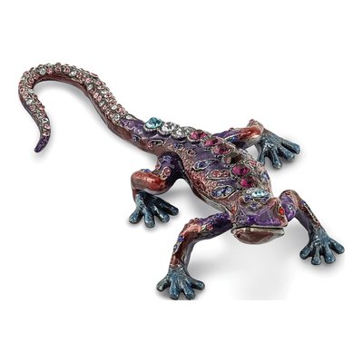Prince of Jewels Gecko Trinket Box & Necklace Set – view 7