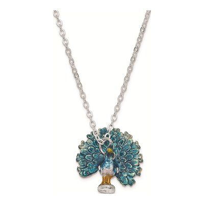 Peacock Trinket Box with Matching 18" Necklace – view 3