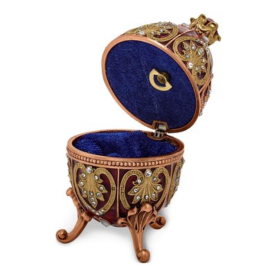 Musical Egg Trinket Box with 18" Necklace – view 2