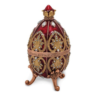 Musical Egg Trinket Box with 18" Necklace