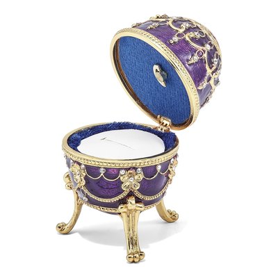 Musical Egg Trinket Box & Necklace – view 4