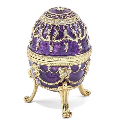 Musical Egg Trinket Box & Necklace
