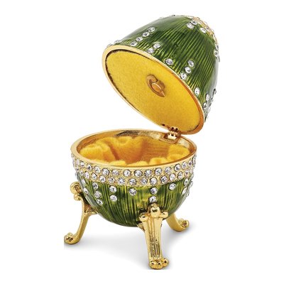 Regal Green Musical Egg with 18" Necklace – view 2
