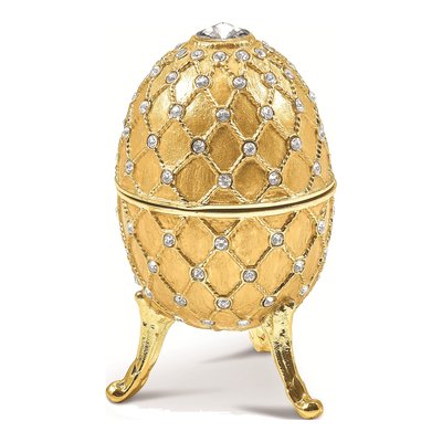Musical Egg Trinket Box with Necklace