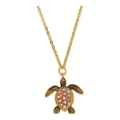 Loggerhead Sea Turtle Trinket Box & Necklace Set – view 4