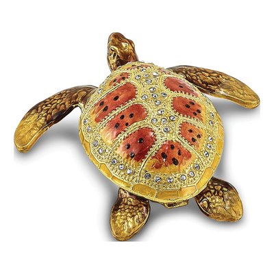 Loggerhead Sea Turtle Trinket Box & Necklace Set – view 5