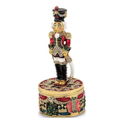 Nutcracker Trinket Box & 18" Necklace