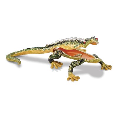Rocky Lizard Trinket Box with 18" Necklace – view 4