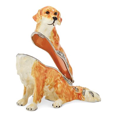 Golden Retriever Trinket Box & Necklace – view 2