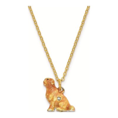 Golden Retriever Trinket Box & Necklace – view 3