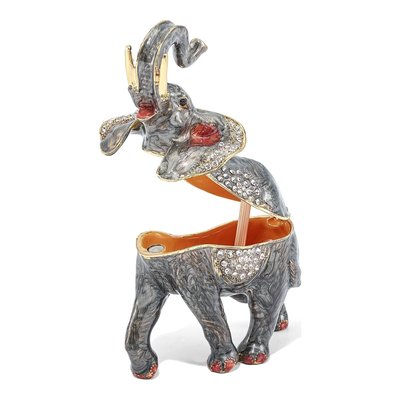 Elephant Trinket Box with 18" Necklace – view 2