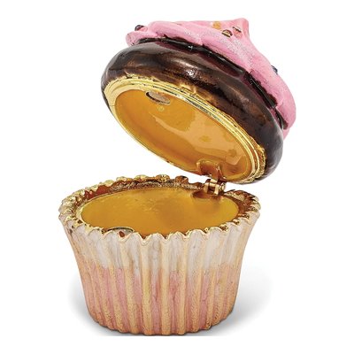 Berries 'N Creme Cupcake Trinket Box & Necklace – view 2
