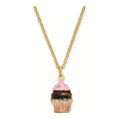 Berries 'N Creme Cupcake Trinket Box & Necklace – view 3