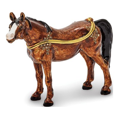 Horse Trinket Box with 18" Necklace