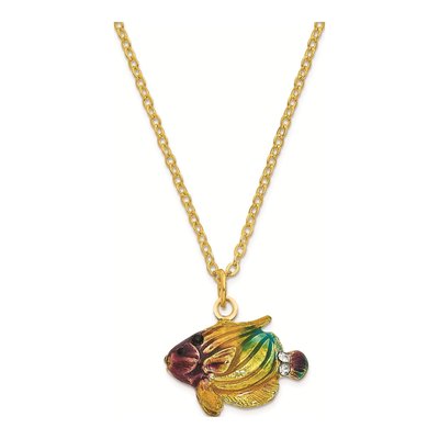 Fish Trinket Box with 18" Necklace – view 3