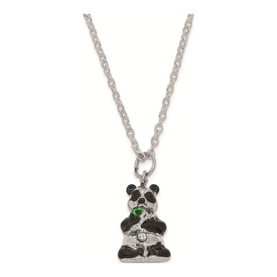 Pewter Panda Trinket Box with 18" Necklace – view 3