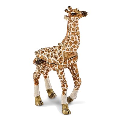 Pewter Giraffe Trinket Box & 18" Necklace Set – view 6