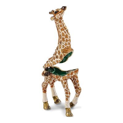 Pewter Giraffe Trinket Box & 18" Necklace Set – view 7