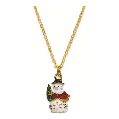 Holly Jolly Snowman Trinket Box & Necklace Set – view 3