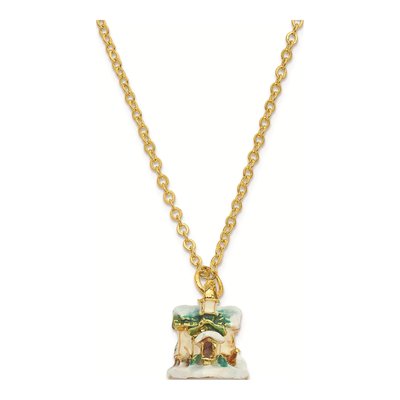 Rejoice Winter Church Trinket Box & Necklace Set – view 3