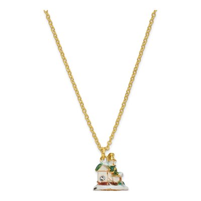 Rejoice Winter Church Trinket Box & Necklace Set – view 4