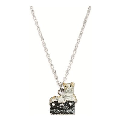 Miss Kitty Cat in Purse Trinket Box & Necklace – view 3
