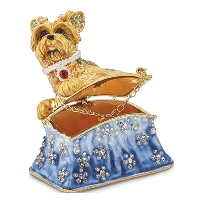 Yorkie Trinket Box & 18" Necklace – view 2