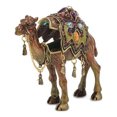 Pewter Camel Trinket Box with Necklace – view 2