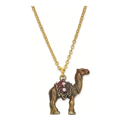 Pewter Camel Trinket Box with Necklace – view 3