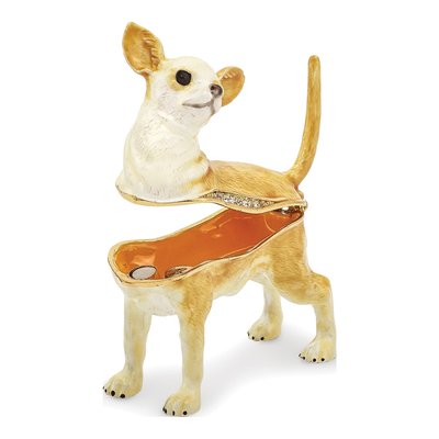 Chihuahua Trinket Box & 18" Necklace – view 2