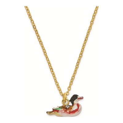 Wilson Wood Duck Trinket Box & Necklace Set – view 3