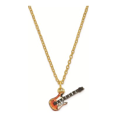 Pewter Guitar Trinket Box & 18" Necklace – view 4