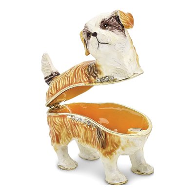 Shih Tzu Trinket Box with 18" Necklace – view 2