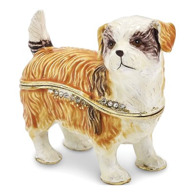 Shih Tzu Trinket Box with 18" Necklace