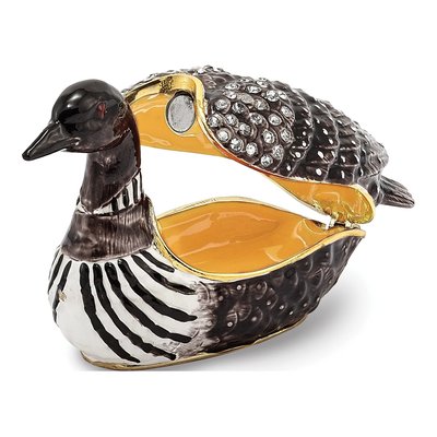 Loon Duck Trinket Box with 18" Necklace – view 2
