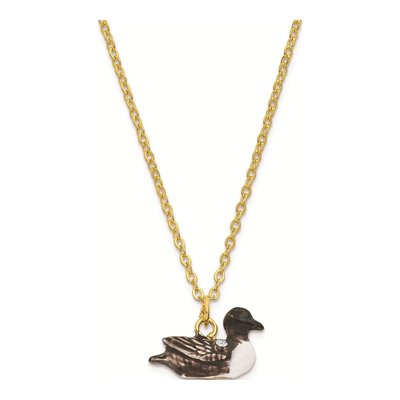 Loon Duck Trinket Box with 18" Necklace – view 3