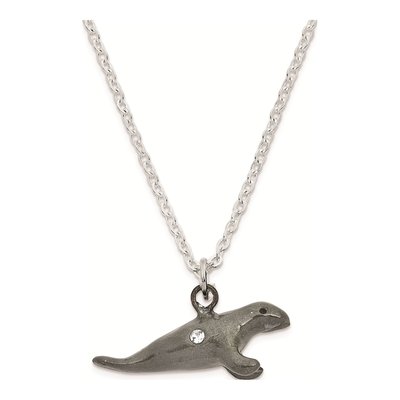 Manatee Trinket Box & 18" Necklace Set – view 3
